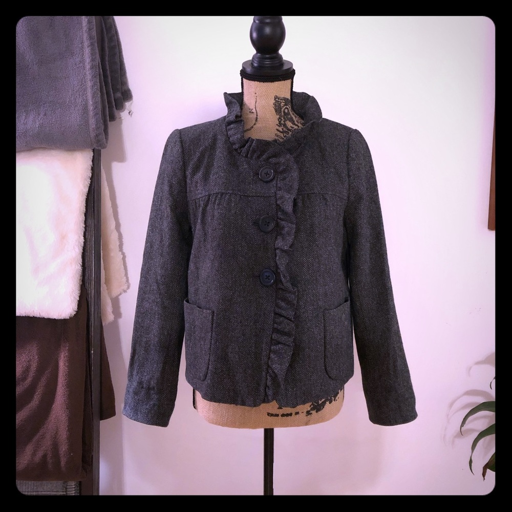 JCrew Gray Wool Jacket